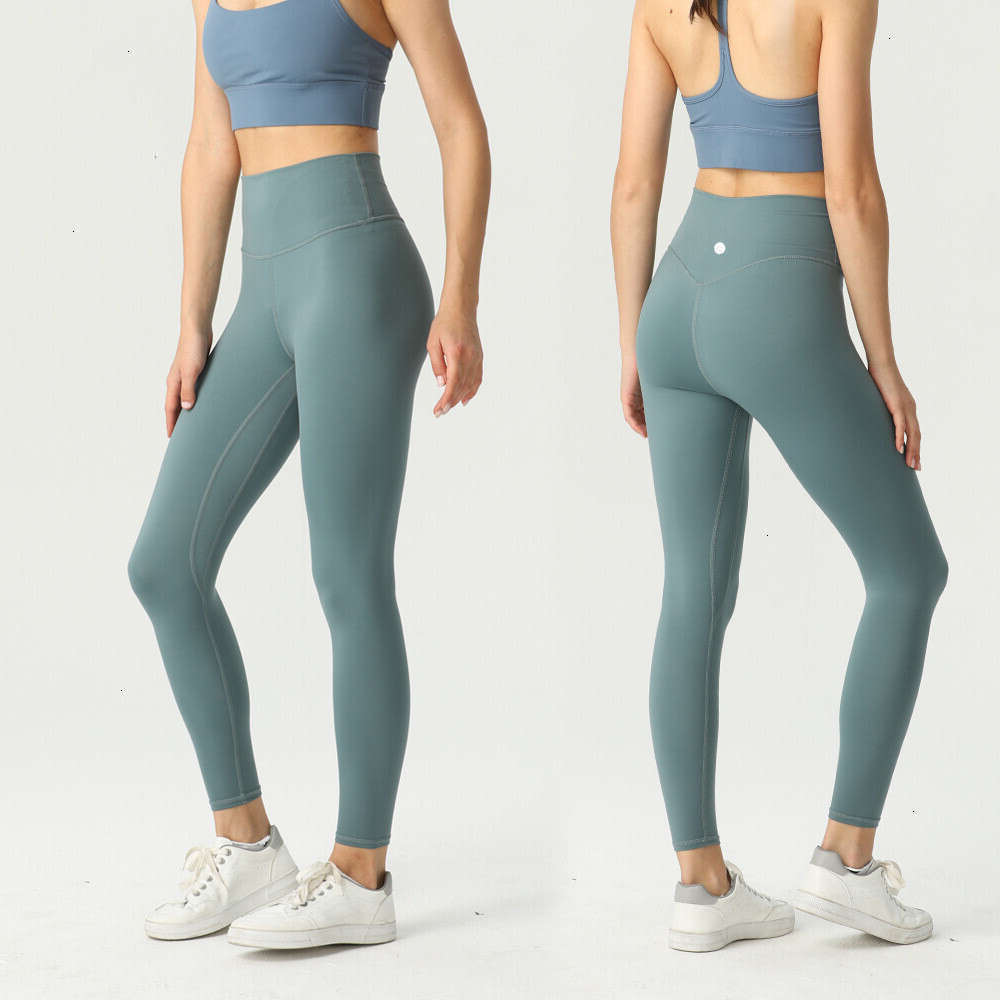 New High Waist Yoga luluity lemones sets Leggings Women luluity lemones pants Soft luluity lemones leggings T-shaped Sports Pants Training Lady legging