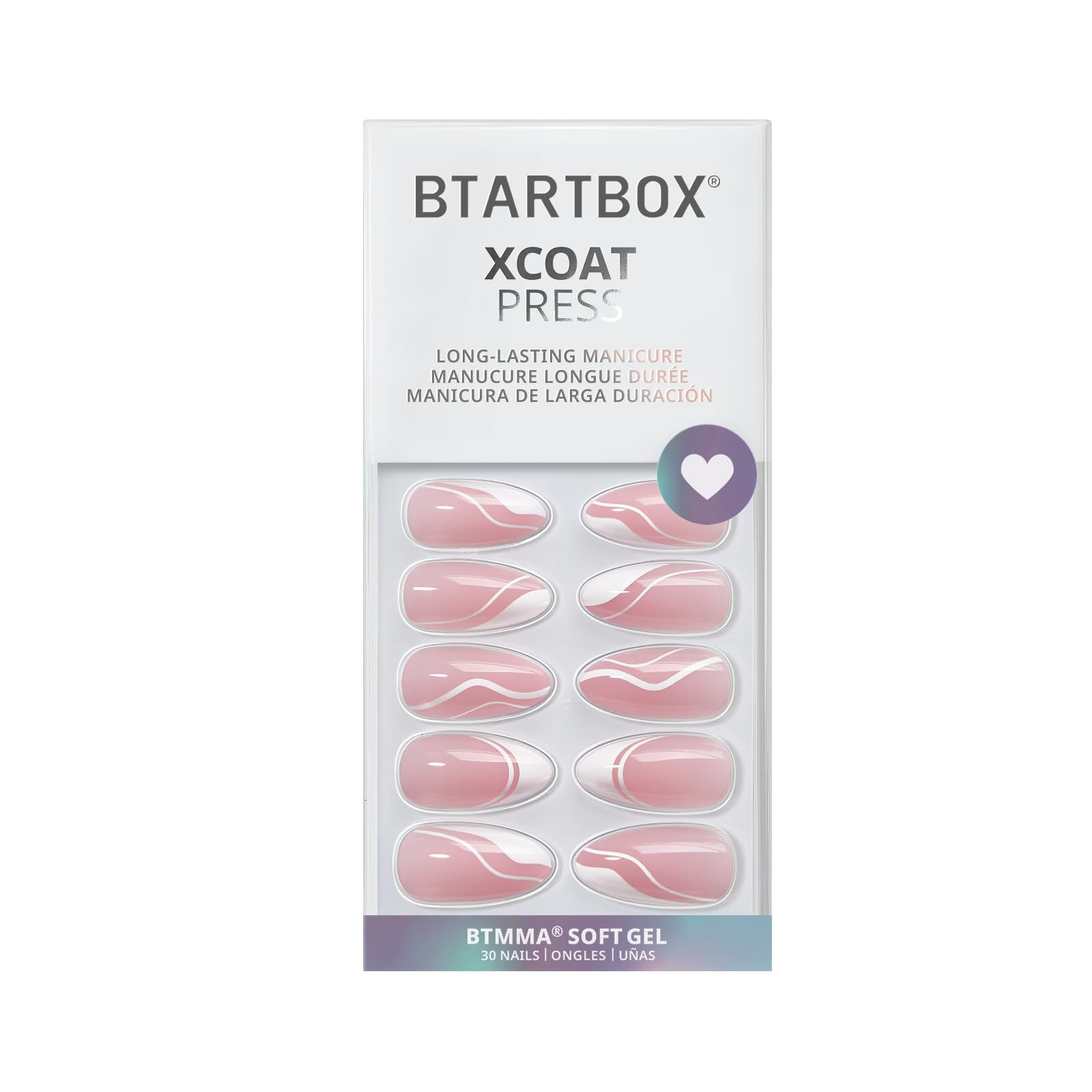 24pcs Paired With White French Border And White Thread Press On Nails, Gentle And Elegant, Suitable For Girls And Women To Wear Daily