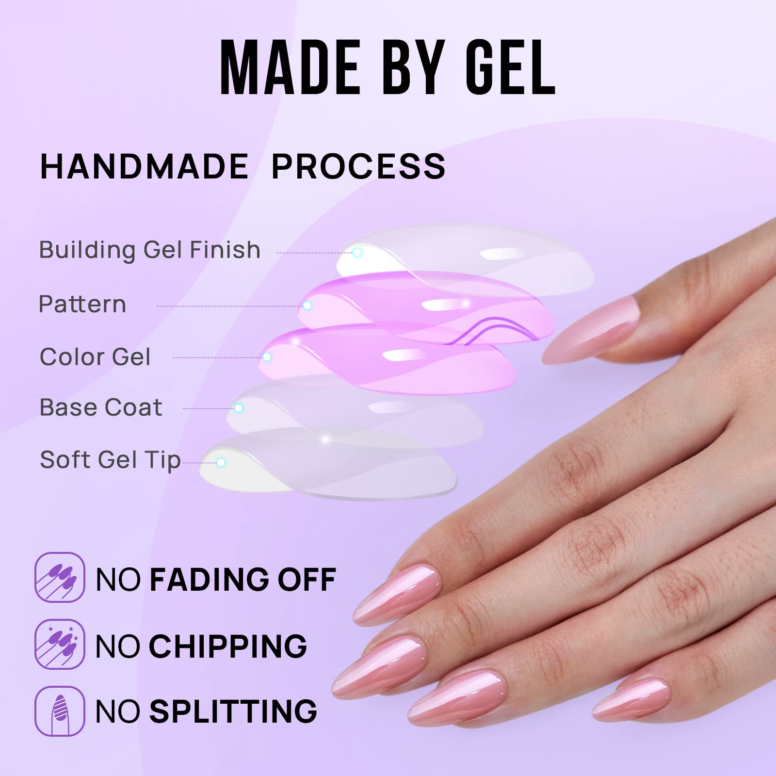 The Uniquely Styled Pink Press On Nails Is Very Suitable For Wearing And Matching In Daily Life,Wearing Armor Designed Specifically For Girls And Wome