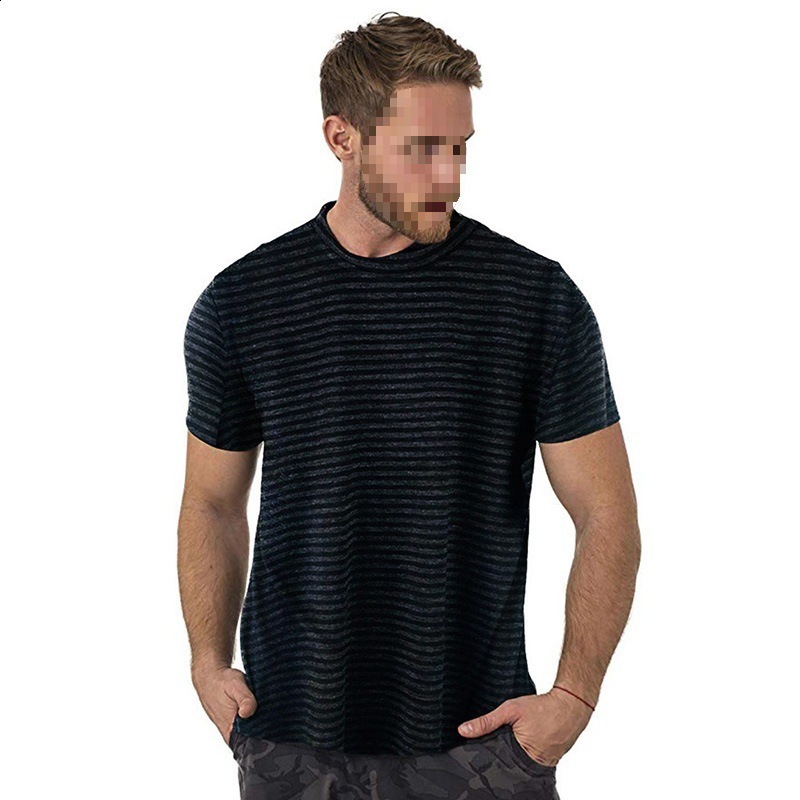 Four Seasons Merino Wool QuickDry TShirt Mens Short Sleeve Round Neck Outdoor Sports OdorResistant Breathable European Size Runs Large 230110