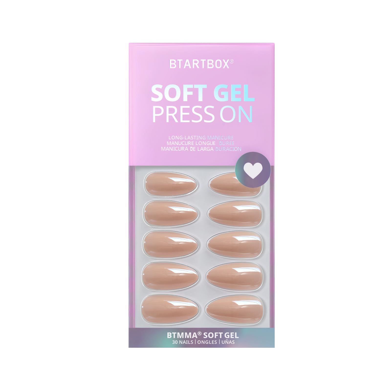 Almond Style Press On Nails With A Fashionable Atmosphere, A Must-have For Girls And Women At Parties And Banquets