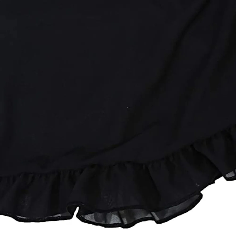 Women Chiffon Short Sarongs Ruffle Hem Bikini Cover Ups Beach Swimsuit Bathing Suit Wrap Skirt for Swimwear 250829