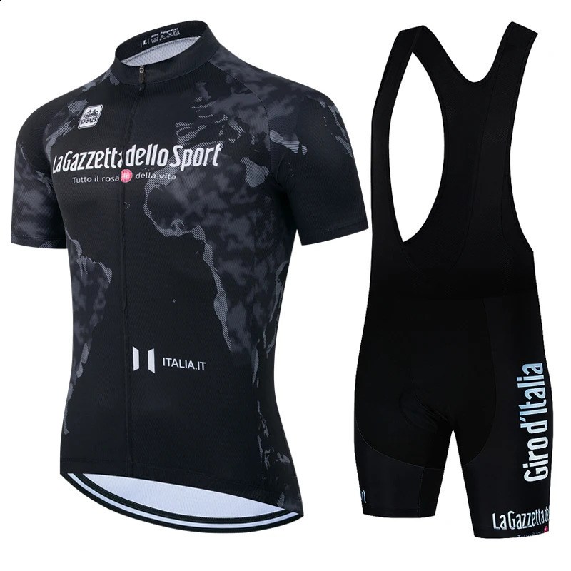 Italy Tour DITALIA Team Cycling Sets Man Blue Bike Uniform Summer Cycling Jersey Set Road Bicycle Jerseys MTB Bicycle Wear 250820