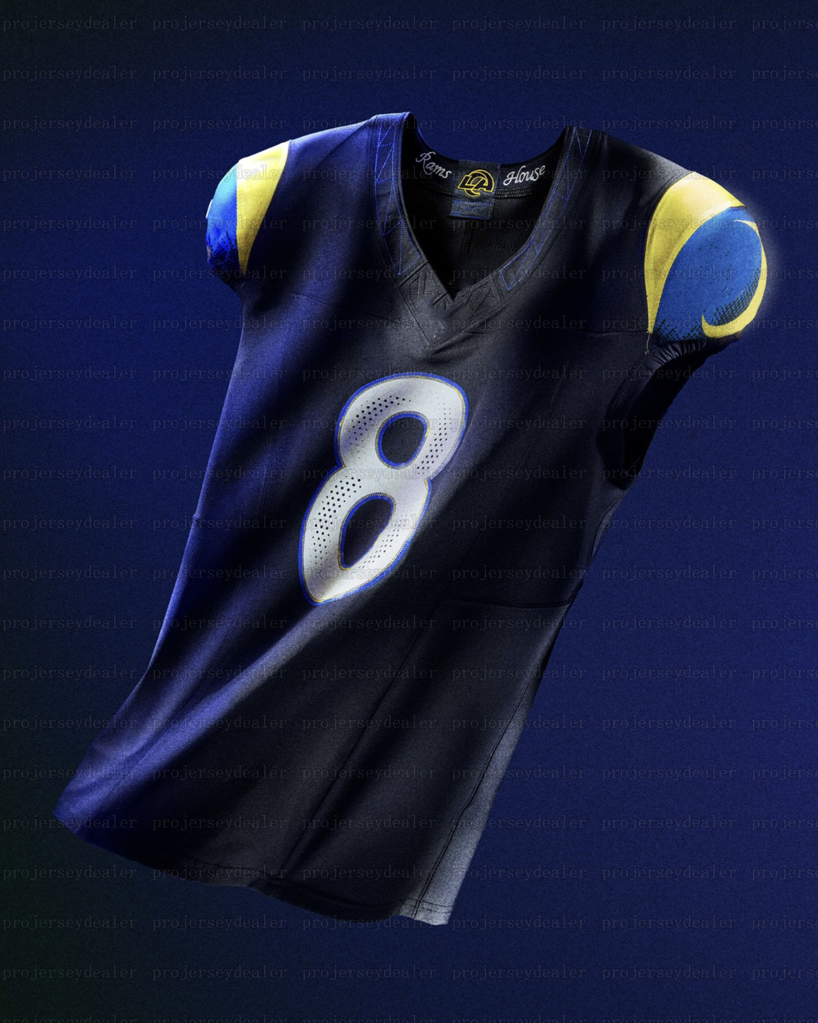 Custom 2025 Rivalries jersey Matthew Stafford Kyren Williams Aaron Donald Puka Nacua avante Adams Christian Rozeboom Jaylen McCollough Stetson Bennett