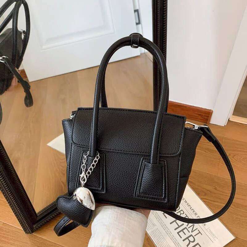 Leather Crossbody For Women Solid Korean Style Versatile Shoulder Office Lady Pretty Female High Quality Bags