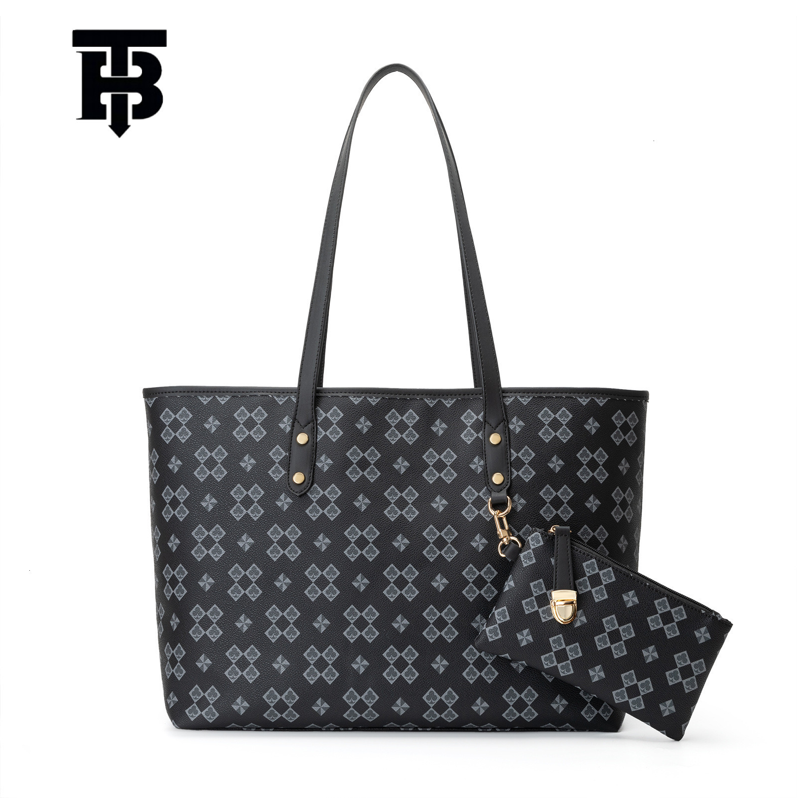 TB BHULAMTE Designer Triangular Printed Fashionable Elegant And Versatile Embossed Large-capacity Luxury Handbag
