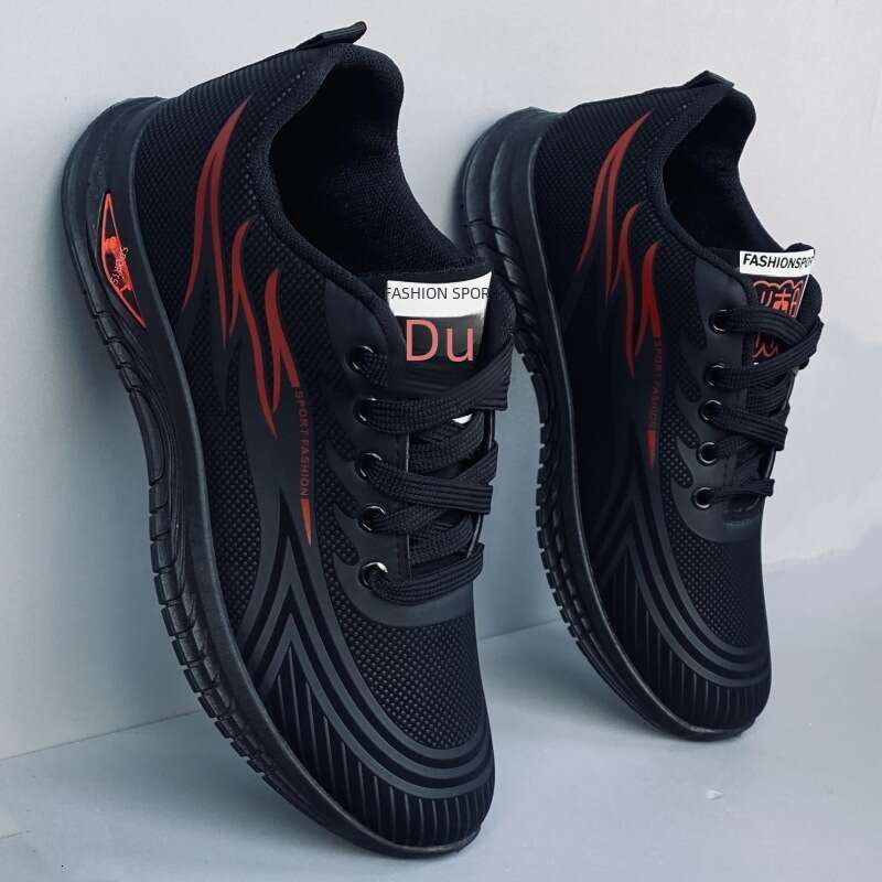 Spring New Students Outdoor Sports Men's Work Labor Protection Casual Tide Match Through Pneumatic Running Shoes - view 4