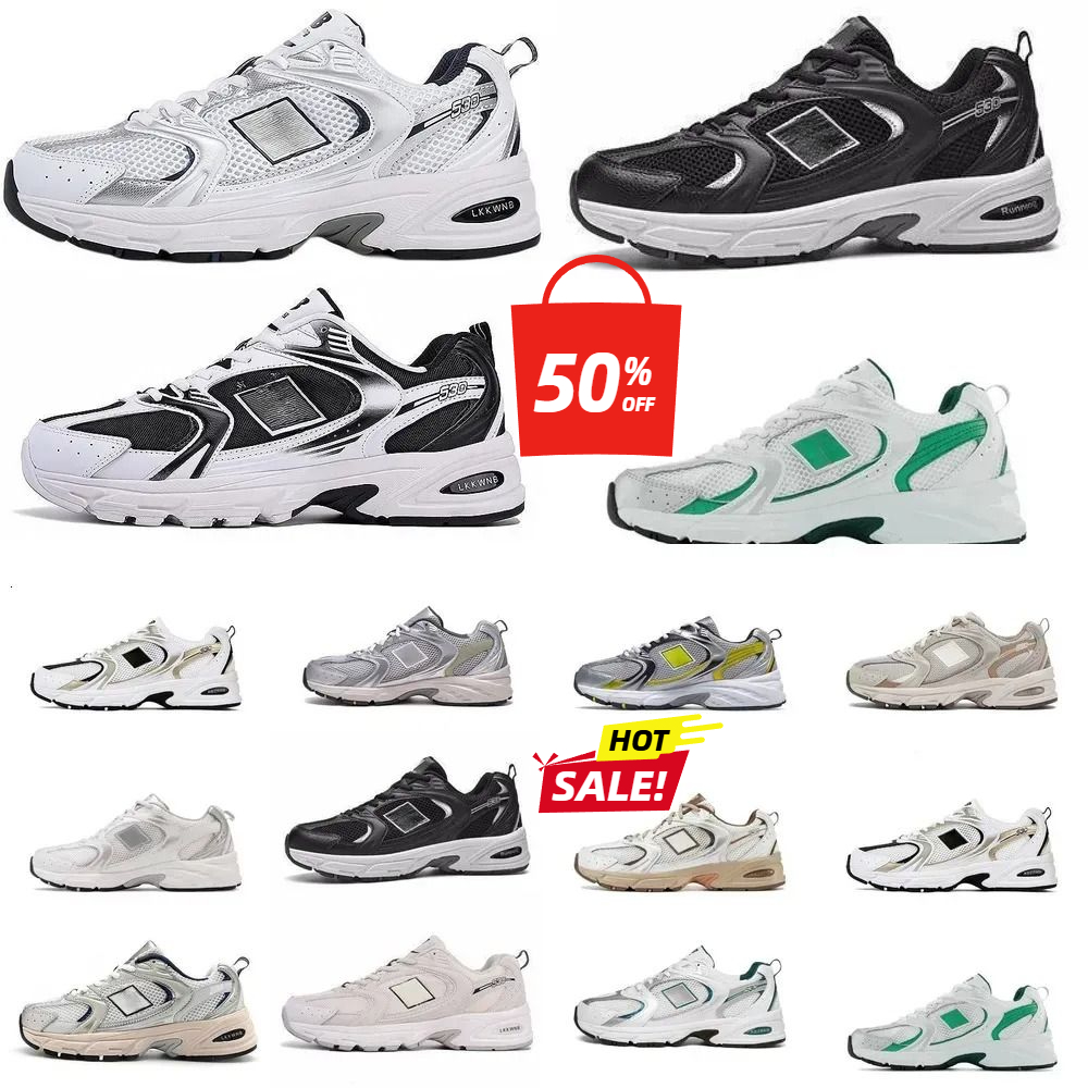 Top Quality OG 530 Designer Unisex Breathable Sneakers White Sier Ivory Utility Pack Grey Cream Beige Black Runner Casual Athletic Shoes Light