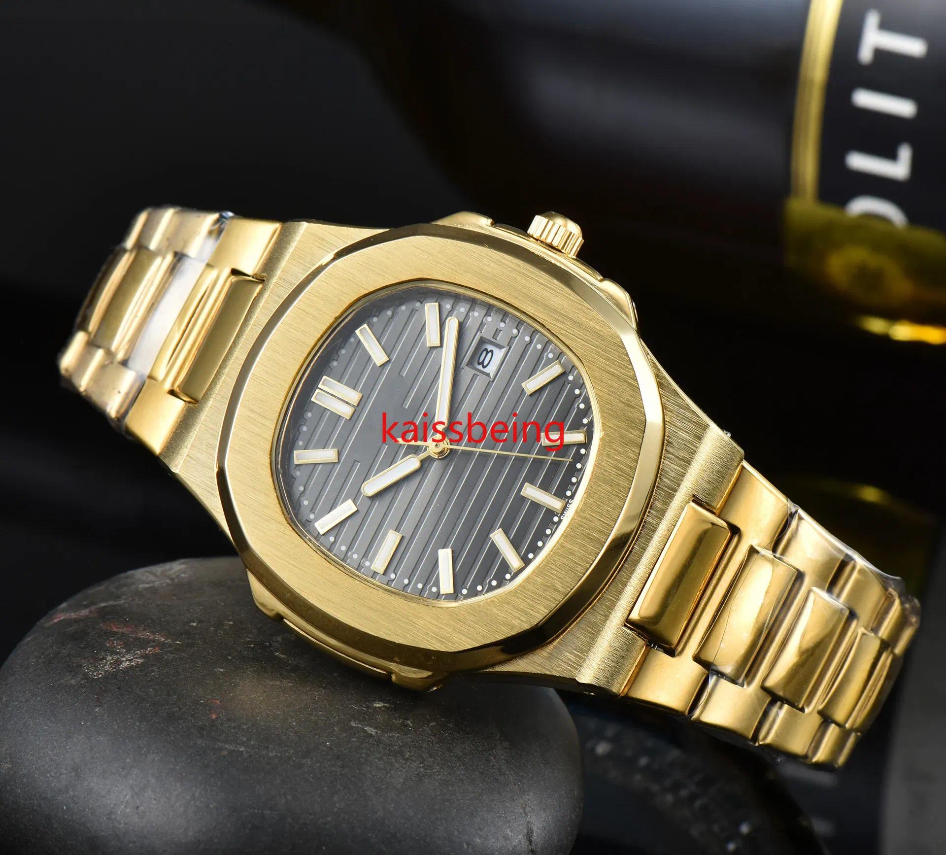 DES high quality Luxury brand Man Watch Business Male Clock Date Stainless Steel Square Quartz Men Watches reloj hombre