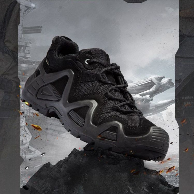 Spring and Autumn American Combat Mid-top Waterproof Tactical Outdoor Hiking Breathable Trekking Desert Boots Training Shoes ddmymonkey ddmythur