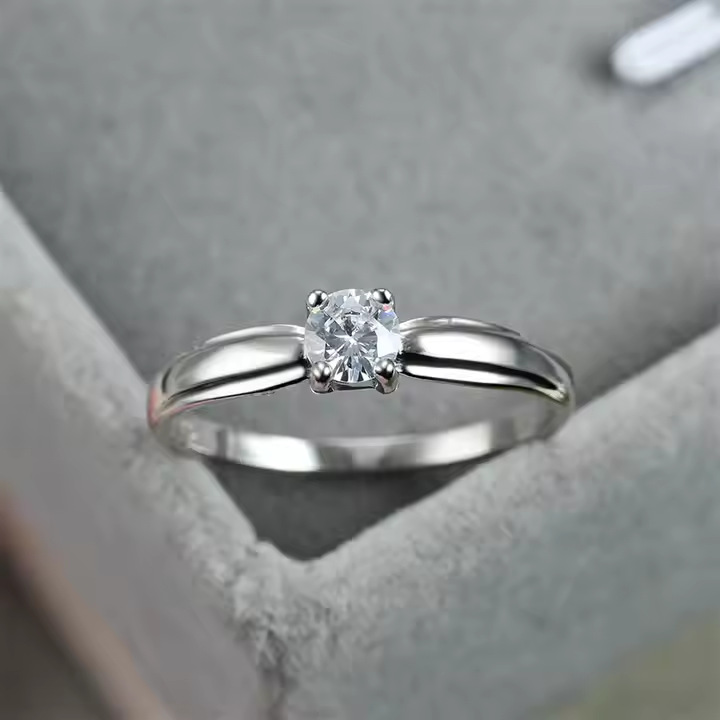 Jewelry Ring Couple Rings Band Rings Moissanite Inspired Ring: Light Luxury, High End Feel, Fade Resistant, Minimalist Stylish, Unisex Gifts for Coupl