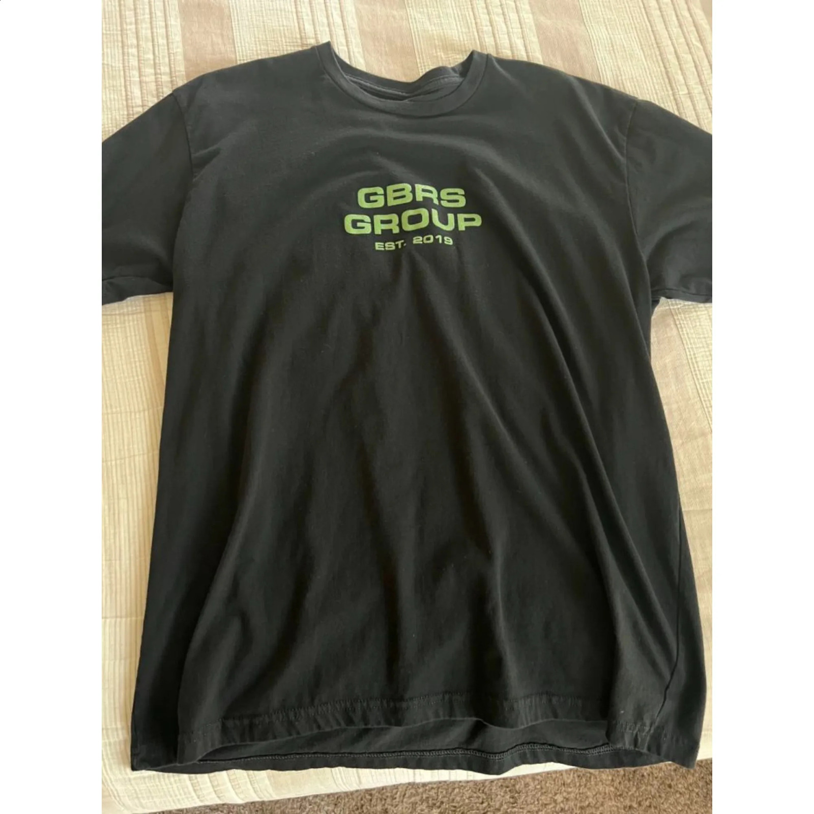 2025 Summer The GBRS Group Wears Aggressive T Shirts Gym Sports Theme Printed Shortsleeved Cotton Tshirt Unseix y250828