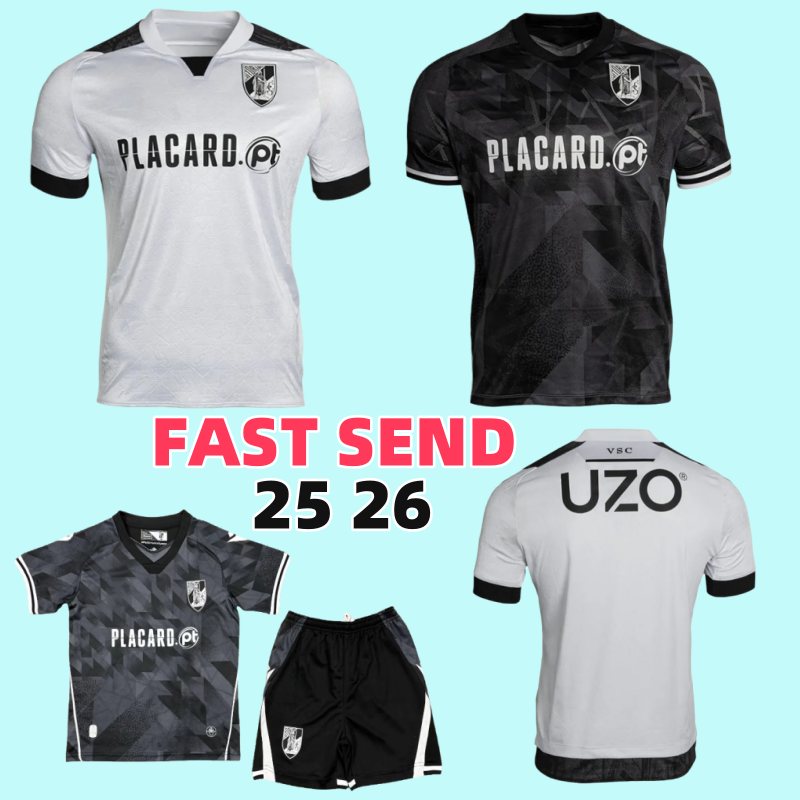 25 26 Guimaraes Soccer Jerseys men kids kit 2025 2026 Arcanjo Bica Borevkovic Maga Mikel Manu J. Ramirez Tiago Silva Home Football Shirts