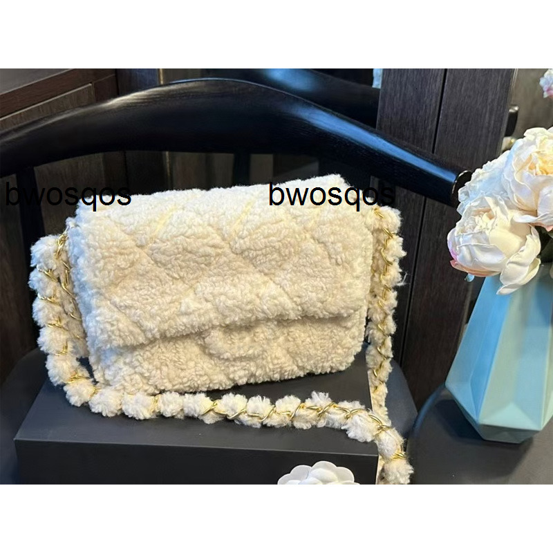 Designer Shoulder Bag Fashion Luxury Handbag Womens Slant Body Classic Woolen Velvet Luxury Bag