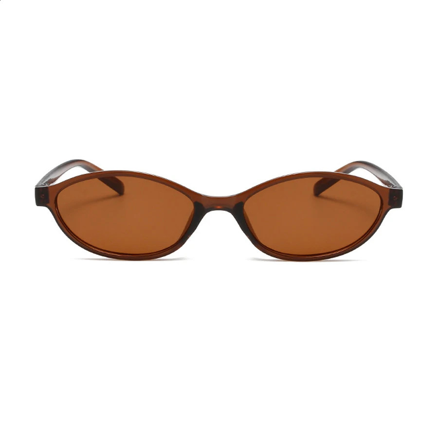 Retro Oval Frame Sunglasses Fashion Personalized Trendy Small Frame Sunglasses Punk Cat Eyes Sunshade Sun Protection Glasses 250829