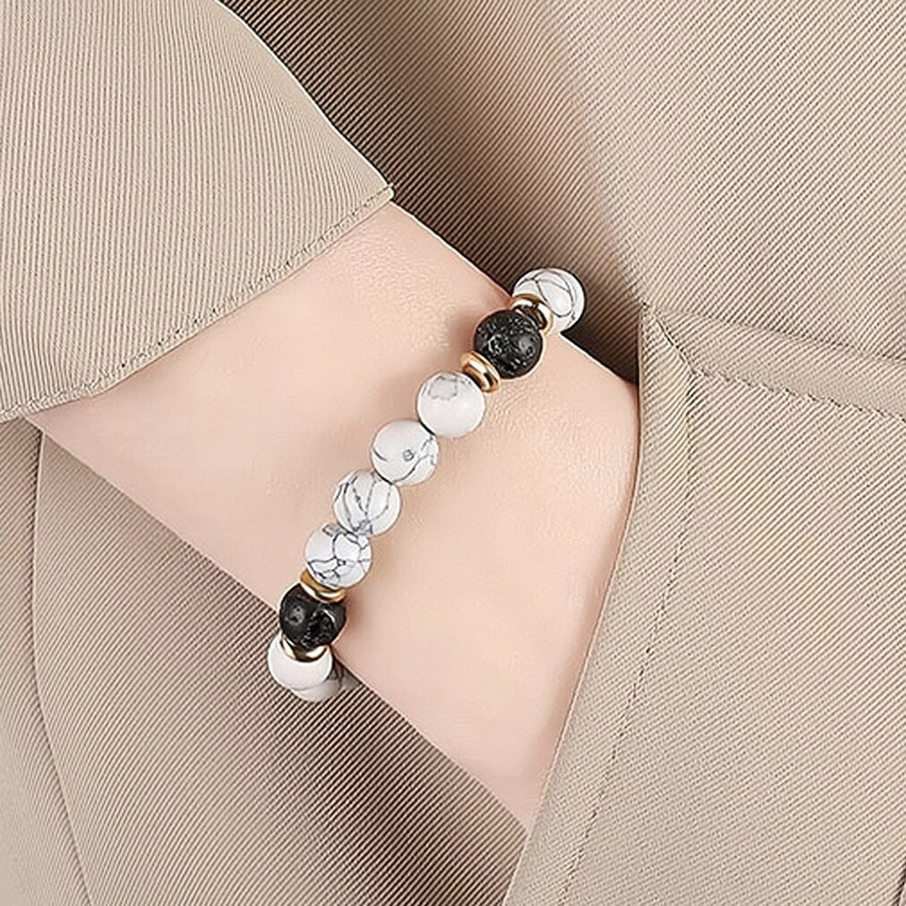 Natural Stone Bracelet Beaded Chic Bohemian Style Necklace Combining Rich Colored Crystals Genuine Tigers Eye Stones