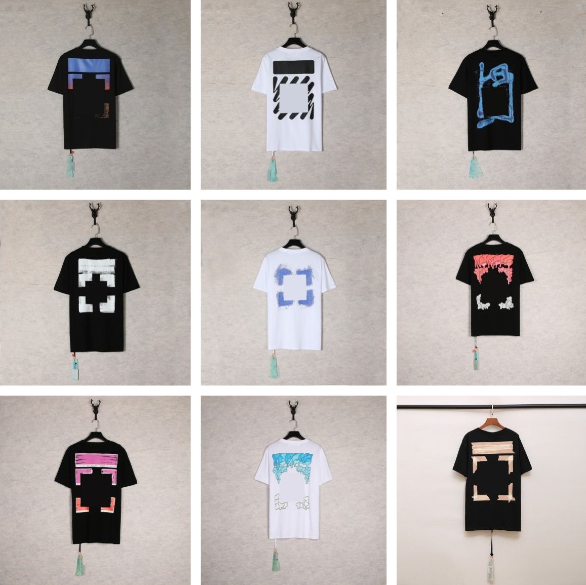 Designer Summer Men's T-shirt Round Neck Letter Graffiti Print Trendy Casual Fashion Couple Tee