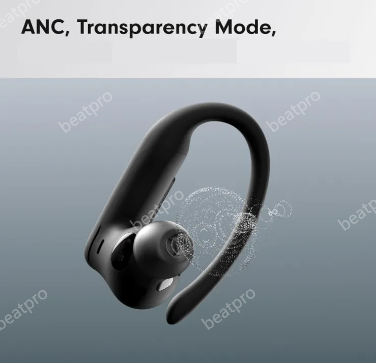 Sport Power Pro 2 pop-up Bluetooth Headphones - True Wireless Earbuds Earphones with Comfortable Earhooks for Running Gym Workout