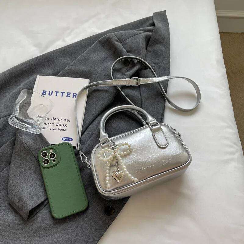 Solid Color Summer Versatile 2024 New Fashionable Design Sense Niche Crossbody For Women's Handheld Small Square Bag