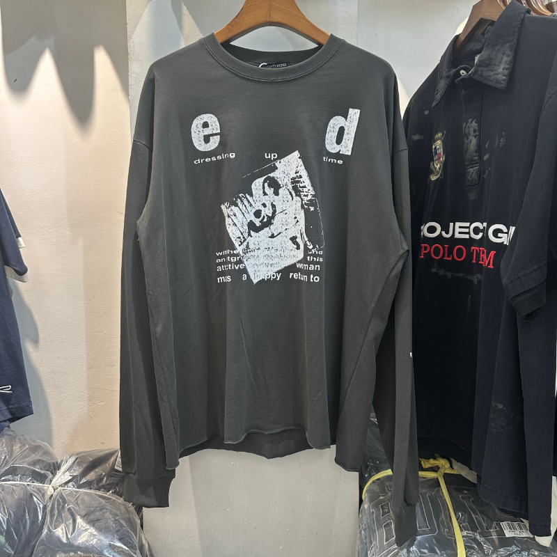 Men's Plus Tees & Polos Y2k Clothing Vintage Fashion Printed T Shirt Street Hip Hop T-shirt Cotton Crew Neck Tops Men Women Tee Shirt