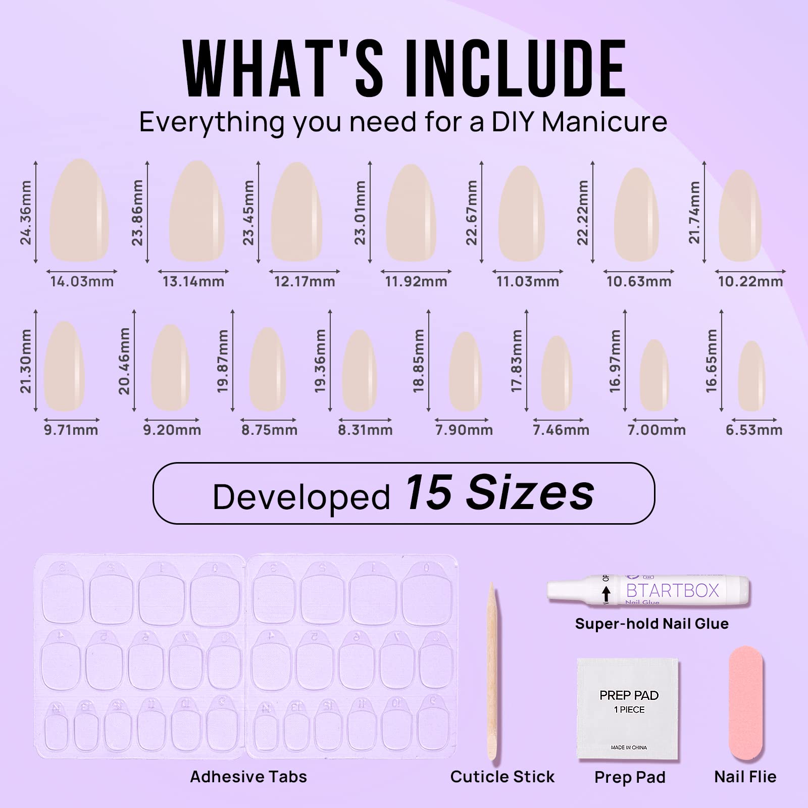 Smooth And Transparent Surface Pressing On Nails, Simple And Fashionable Designed Specifically For Girls And Women Suitable For Gift Giving