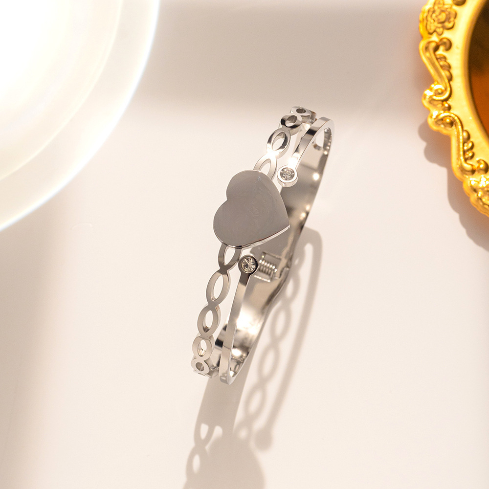 gold silver bracelet Plated Gold designer for women bangle Stainless Steel luxury jewelry high quality wedding engagement Party gift