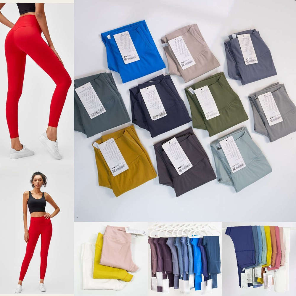 2025 New 5A Yoga luluity lemonitys Leggings Pant High pants Yoga Shirts luluity lemonitys sets Quick-drying Running Legging Yoga Sports leggings