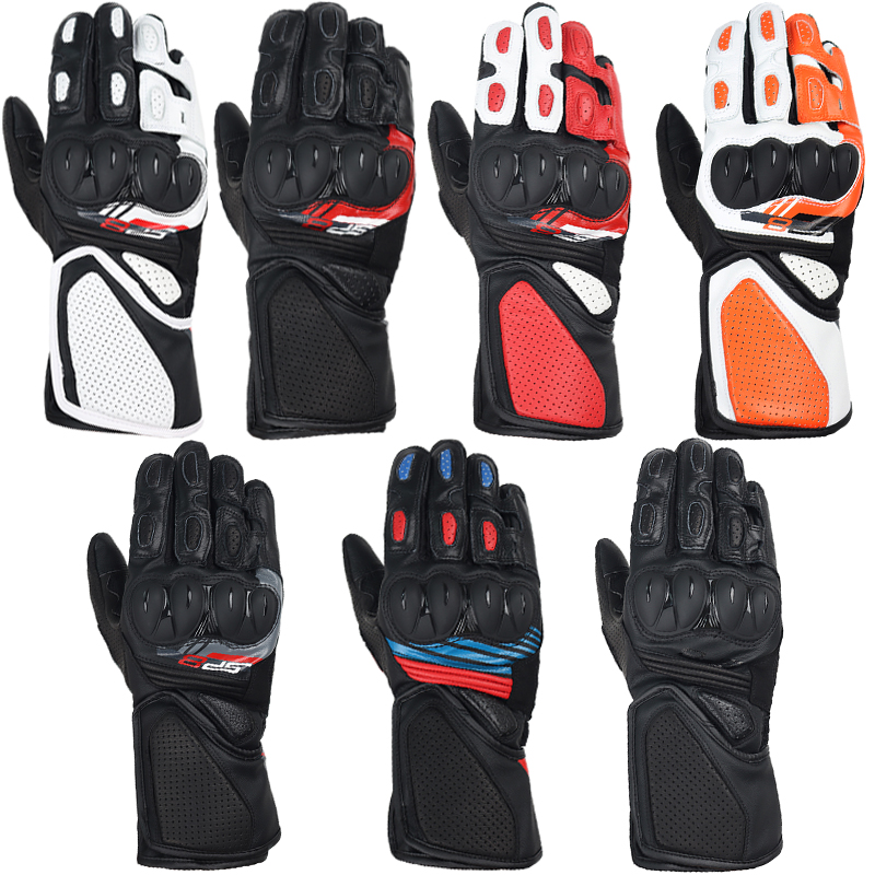 7 Color Two-X Gp Pro Sp-8 V3 Motorcycle Motocross Scooter ATV Bike Riding Full Finger Protective Motorbike Racing Leather Gloves