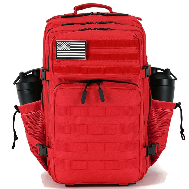 45L Meal Prep Management Backpack Gym Tactical Waterproof Insulated Lunch Cooler Bag Hiking Camping Travel Rucksack 250820