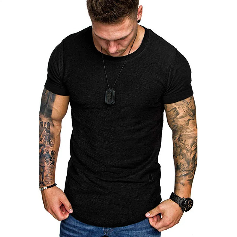 MRMT 2025 Europe Size Mens ShortSleeved TShirt Solid Color Man Clothing ONeck Men T Shirt Tops Tees For Male 250828