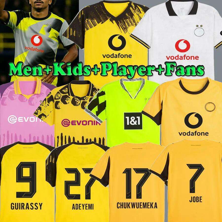 2024 2025 2026 Soccer Jerseys Beier Anton SANCHO REUS Guirassy DorMunDS HALLER Footall Shirts 24 25 26 Men Kids Player Fans Sule Hummels Fullkrug Adeyemi