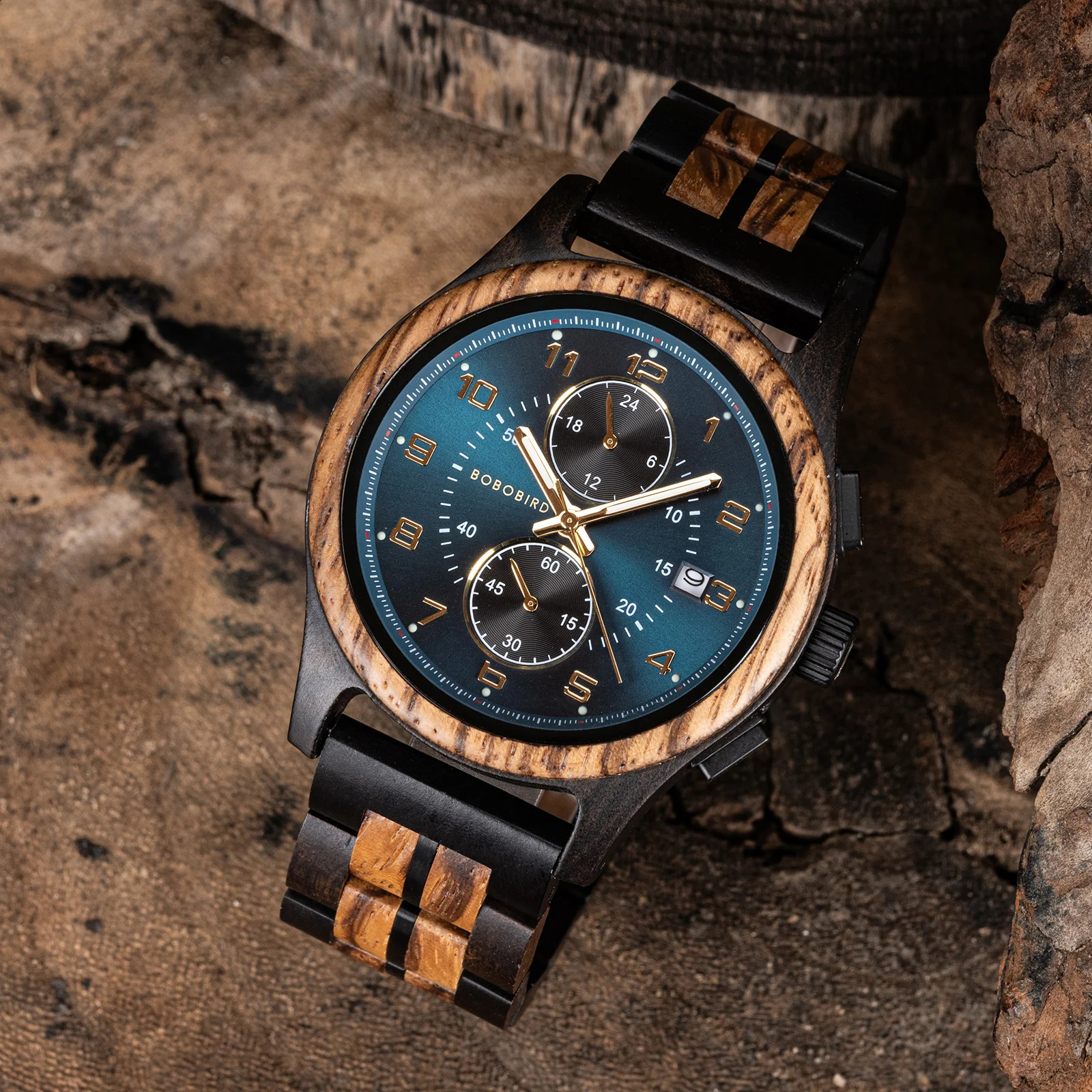BOBO BIRD Watch Wood Wristwatch Man Handcrafted Vintage Wooden Quartz With Stylish Natural Unique Custom 250829