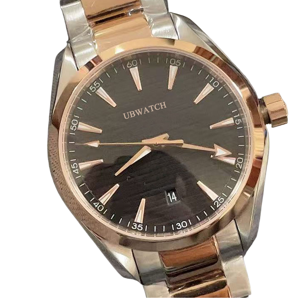 40MM Automatic Movement Hardlex Glass Rose Gold Stainless Steel Mens Watches Excellent Texture Noble Gentlemen Wristwatches