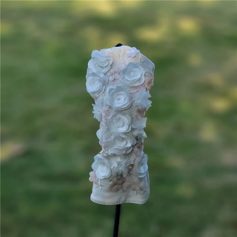 Golf Wood Headcover for Driver 460CC #1#3#5 Fairway Hybrid UT Style Flowers for Lady Golfers Protect Golf Club Soft 250829