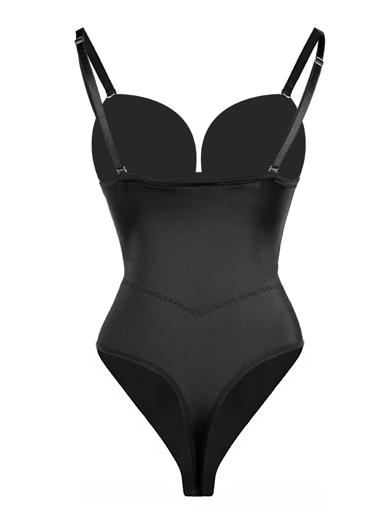 Shapewear Bodysuit for Women Waist & Tummy Control Pull Bra Support Body Suits Deep V Corset Sexy Thong Outfits Body Sculpting and Slimming