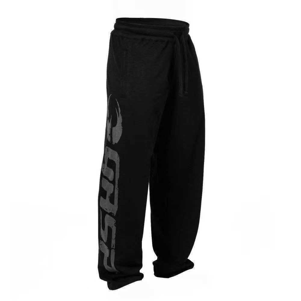 GASP sweat pants European size sports trousers training fitness loose version men's trousers straight leg L250829
