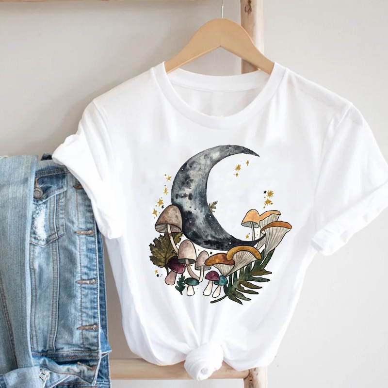 New Arrival Women's Top Wine Glass T-Shirt Plus Size Letter Print Summer T-Shirt - ZJ0367-A33