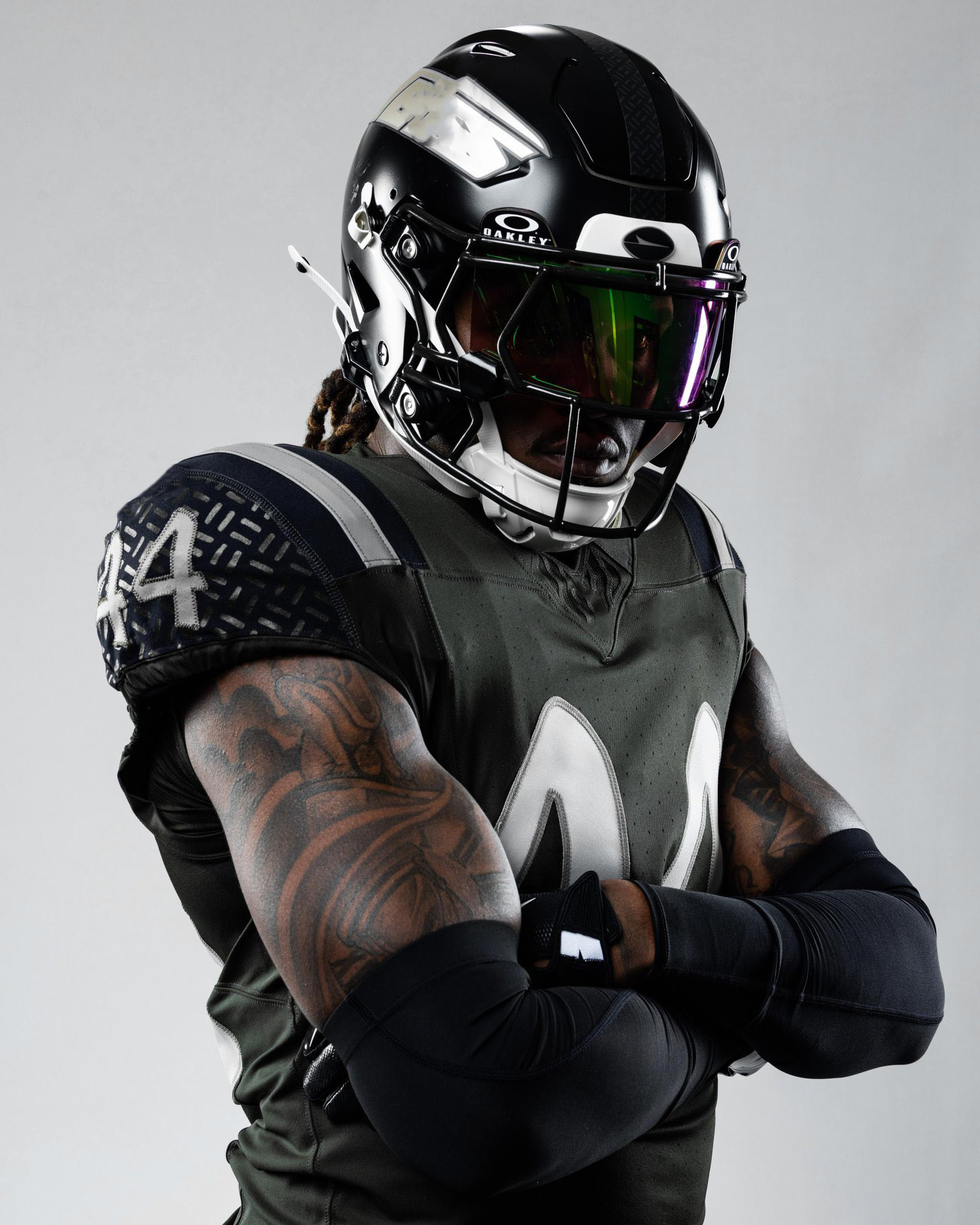 Custom 7 Justin Fields 2025 Rivalries Football jerseys Gardner Rodgers Allen Davis Hall Nwangwu Adams Charles Corley Men Women Youth Embroidered Lette