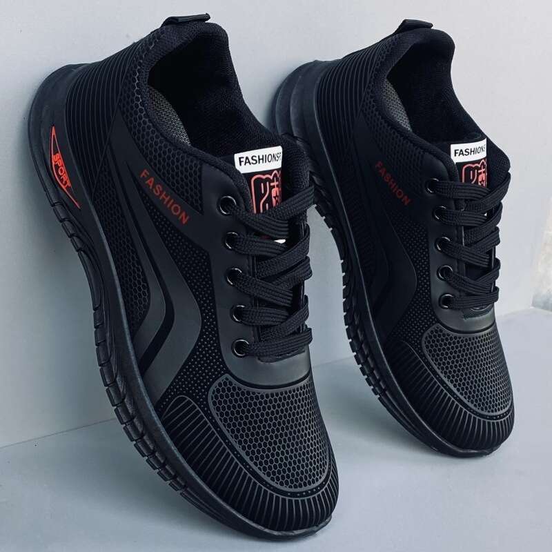 Spring New Students Outdoor Sports Men's Work Labor Protection Casual Tide Match Through Pneumatic Running Shoes - view 3