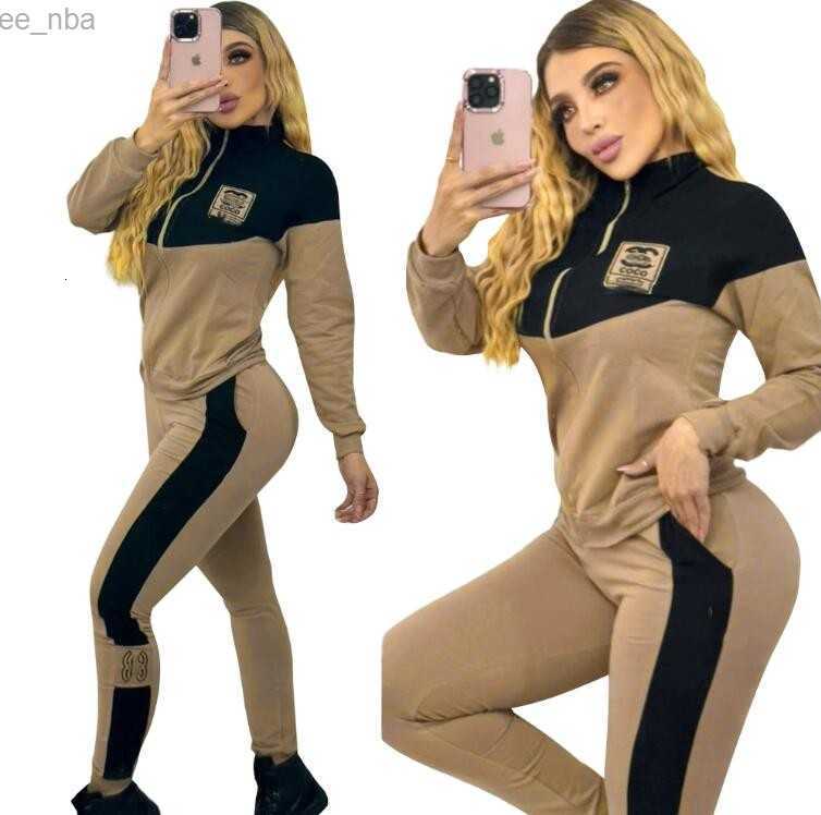 Women Tracksuit Luxury Letter Brand Designer Long Sleeve clothes Zipper Jackets Trousers Sportsuits Jogging Suits