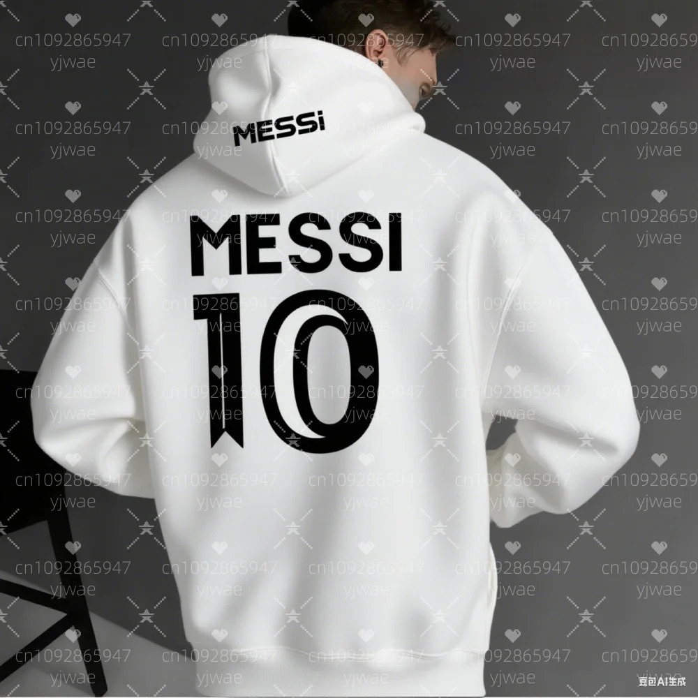 2025 Spring/Autumn Mens Casual NO.10 Hoodies Mens Hooded Tops Sport MESSI Sweatshirt Womens Pullovers Hoodies 250828