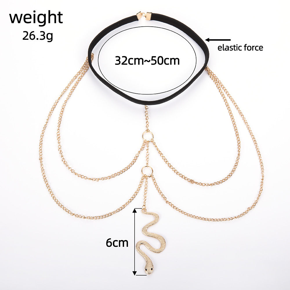 Fashion Accessories Waist Chain Belts Women's Gold Sexy Multi-Chain Thigh Chains: Diamond Multi-Layer Bead-Clip Body Chains & Bold Sexy Lace Elas