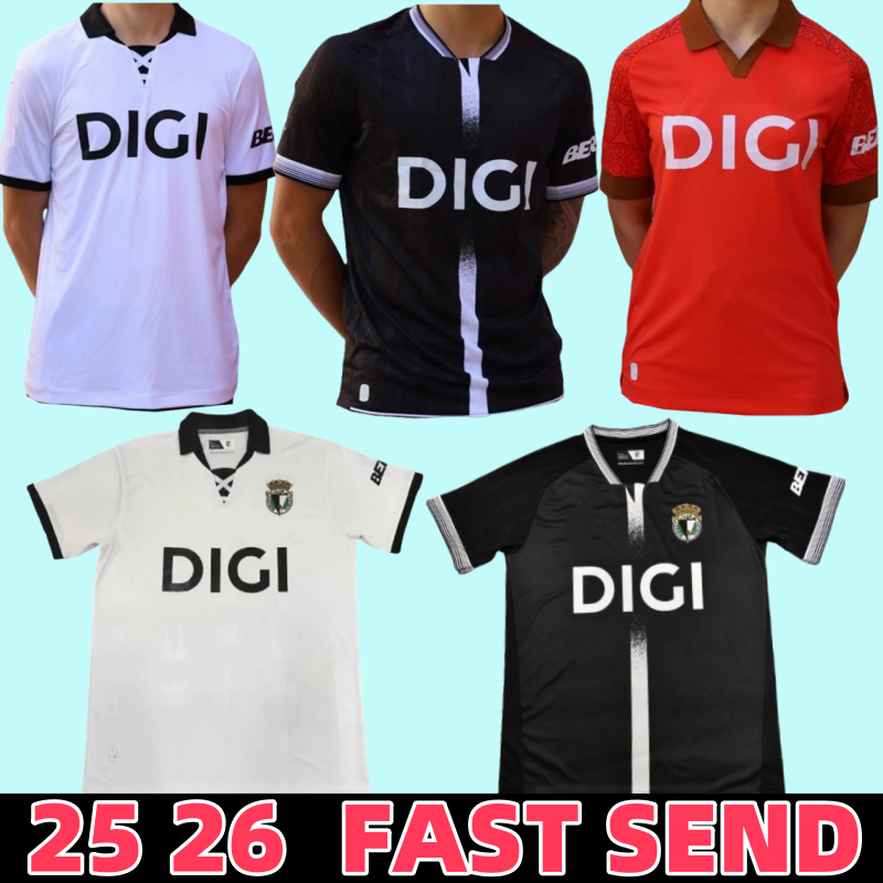 Fans 2025 2026 Burgos CF Soccer Jerseys men kids kit 25 26 Alex Curro Edu Espiau Morante Dani Ojeda Navarro Atienza Camiseta Bermejo football shirt
