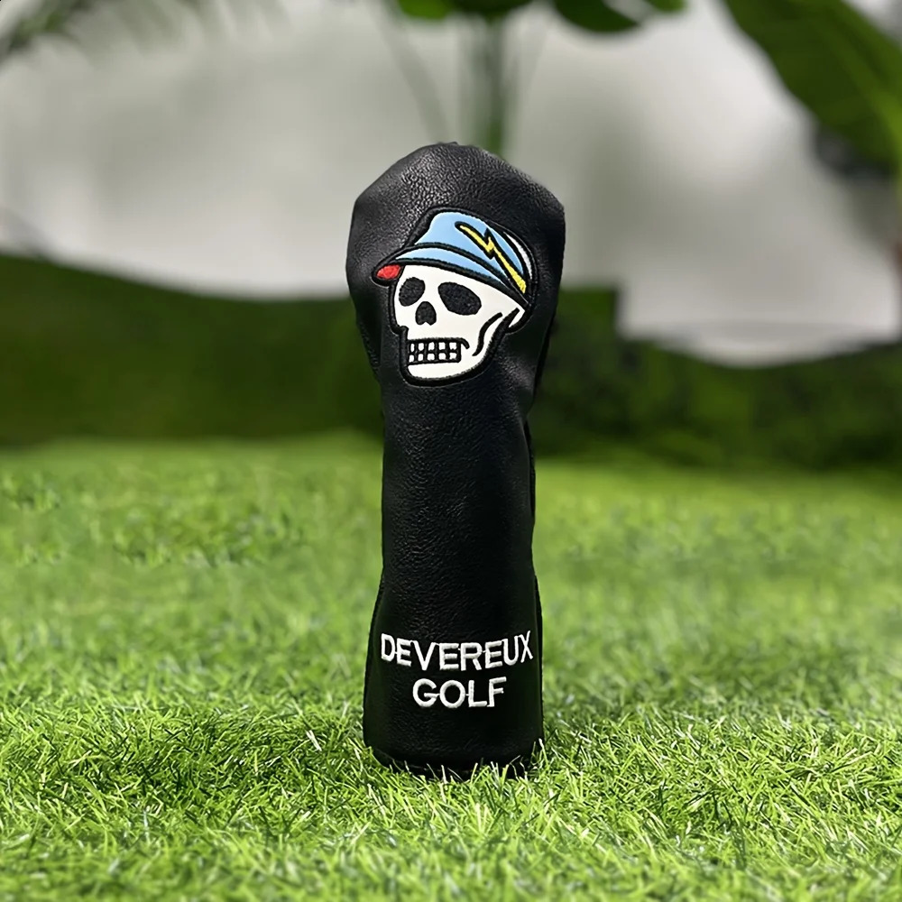 Golf Skull Club Head Covers For Driver Fairway Wood Covers Hybrid Golf Club Iron Head Covers Golf Accessories Golf Supplies 250829