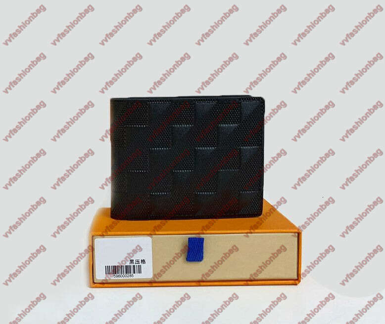 2023 TOP Designer mens wallets luxury Multiple purses flower letter short credit card holders male fashion plaid money clutch bags with box high-quality