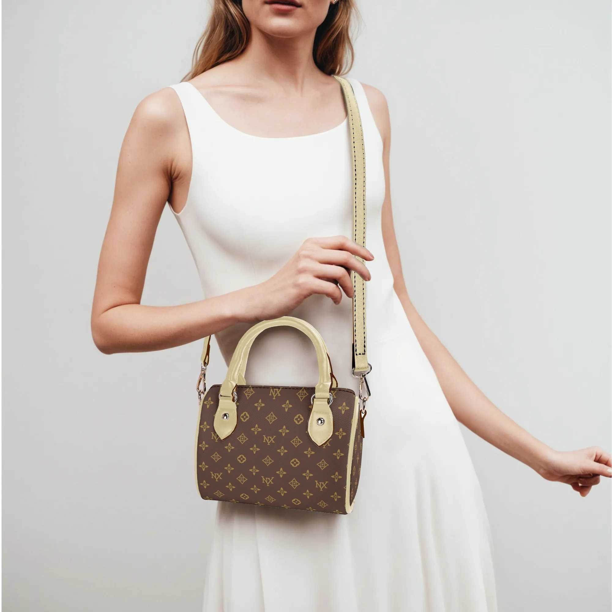 Ladies' Mini Pillow Handbag Women's Printed Crossbody Shopping Tote Two Types Of Shoulder Straps Messengers Purses 250829