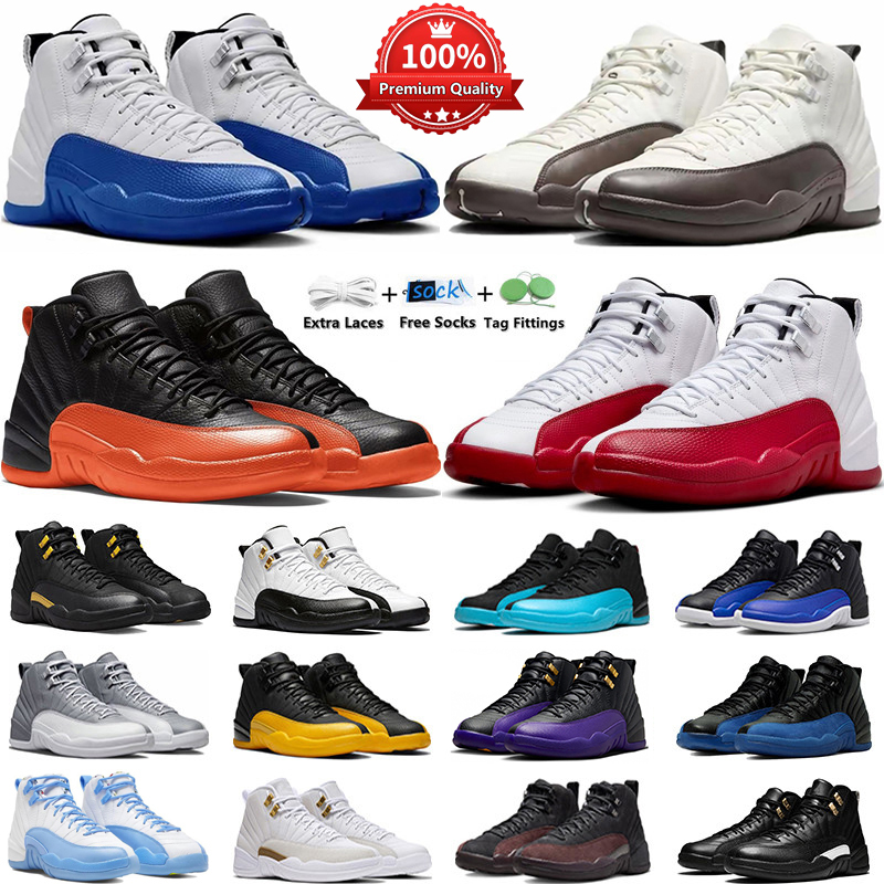 Designer Basketball Shoes 12 12s Sports Sneakers Men Melo Cherry Brilliant Orange Field Purple Blueberry University Blue Gold Game Royal Women Outdoor Trainers