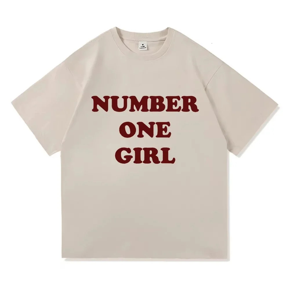 Album Number One Girl Same T Shirt Menwomen Clothing Harajuku Tops Y2k Unisex High Quality Tees Graphic Clothes 250829