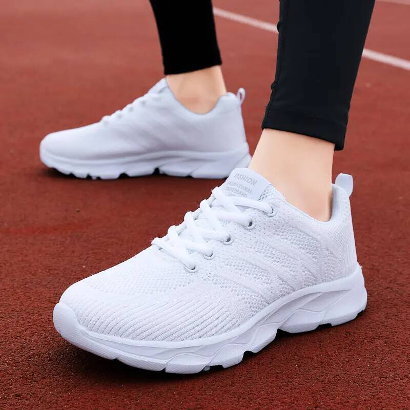 New Sneakers Casual Fashion Breathable Walking Mesh Flat Women 2024 Tenis Feminino White Ladies sports Shoes ddmymonkey