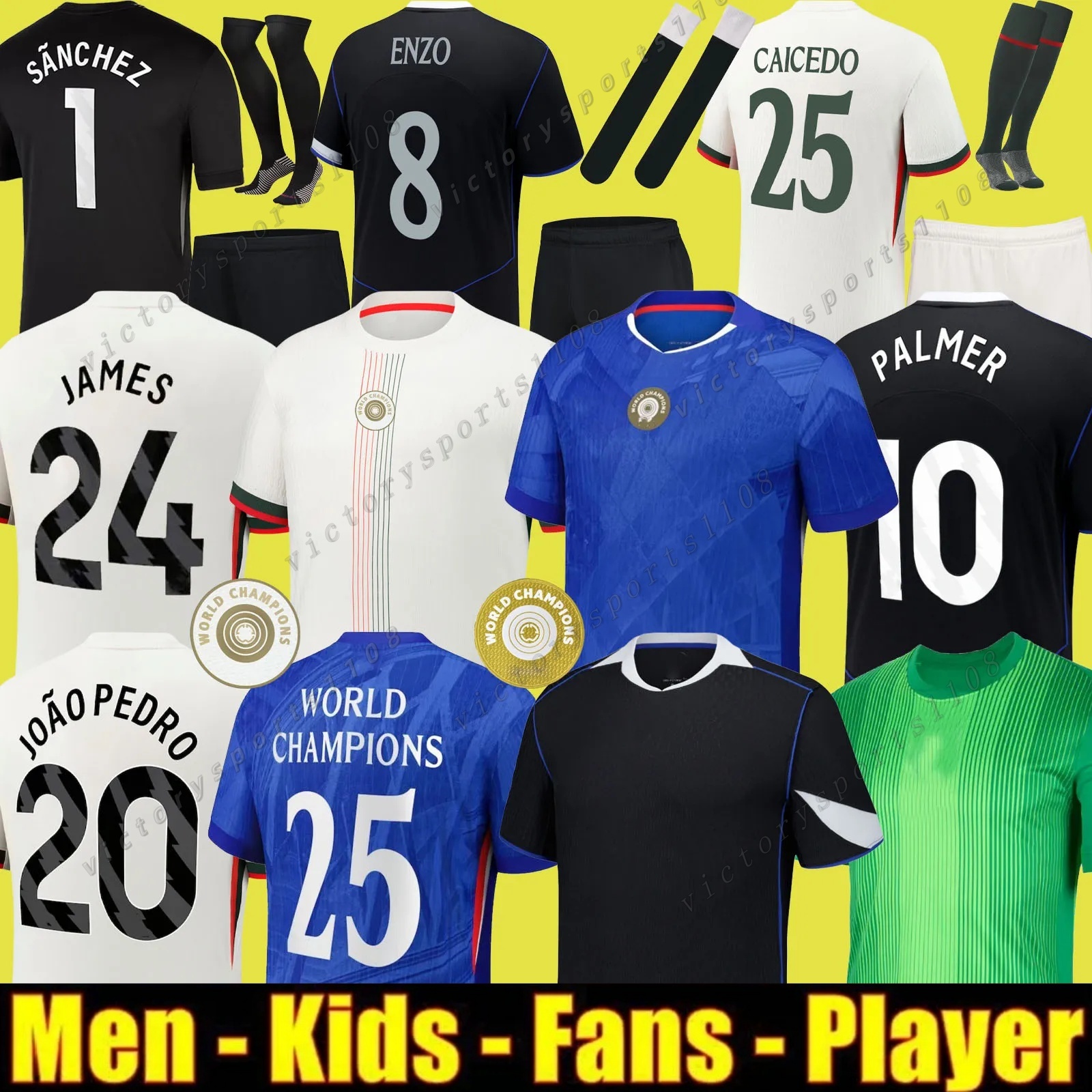 chelase jersey 25 26 Cole Palmer Jadon Sancho Enzo Fernandez jersey Marc Cucurella Mykhailo Mudryk Caicedo kit kids Chelse Football Shirt cfc jersey chelses jersey